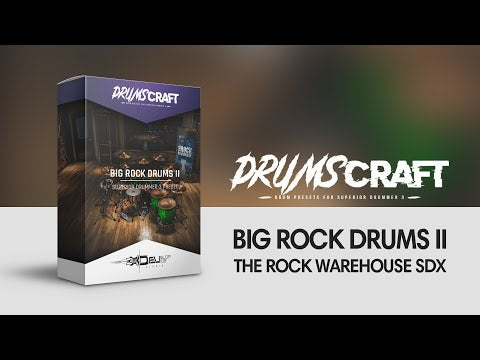Rock Warehouse Collection: Superior Drummer 3 Presets for The Rock Warehouse SDX | 3 Album-Ready Presets - Sound Demo Video