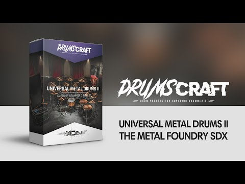 Metal Foundry Collection: Superior Drummer 3 Presets for The Metal Foundry SDX | 11 Album-Ready Presets - Sound Demo Video
