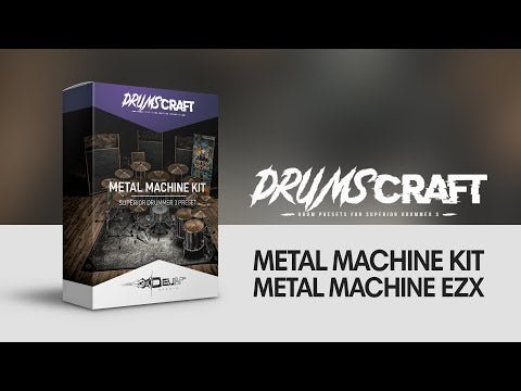 Metal Machine Collection: Superior Drummer 3 Presets for Metal Machine EZX | 4 Album-Ready Presets - Sound Demo Video