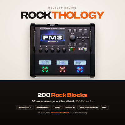 ROCKTHOLOGY: Rock Legends Block Library for Fractal FM3