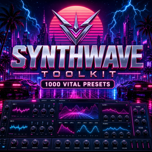 Synthwave Toolkit: 1000 Vital Presets — Develop Device