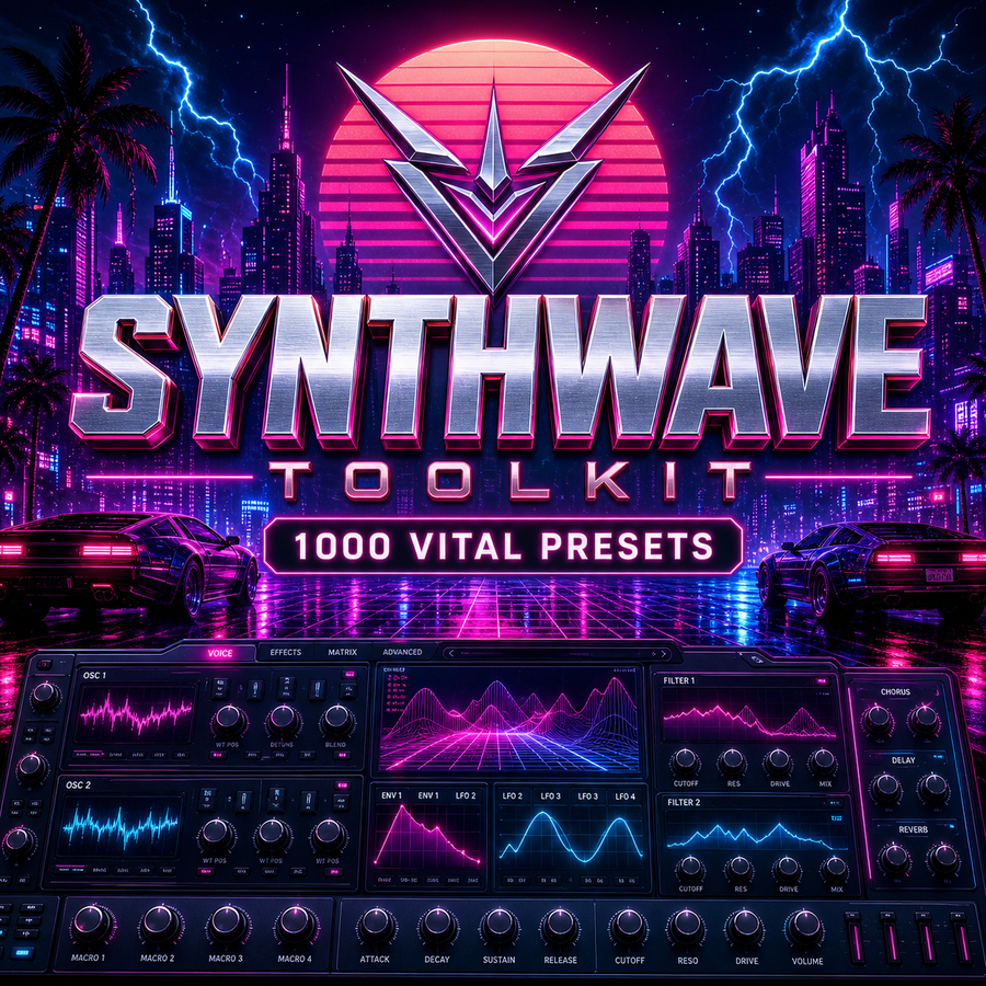 Synthwave Toolkit: 1000 Vital Presets — Develop Device