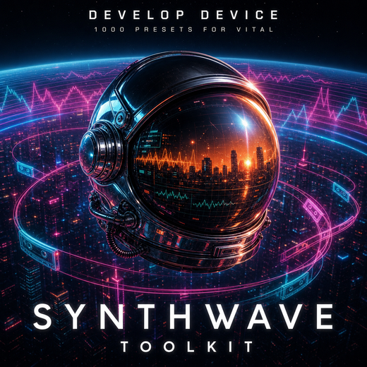 Synthwave Toolkit: 1000 Vital Presets – product cover
