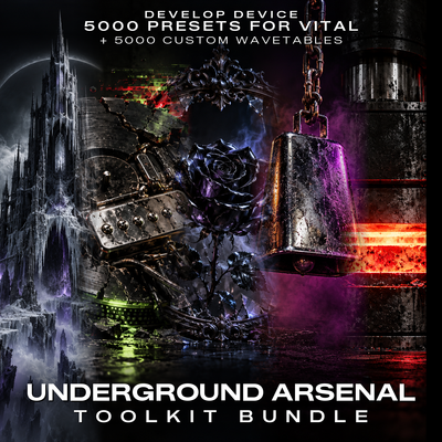 Underground Arsenal Toolkit Bundle: 5000 Vital Presets & 5000 Wavetables