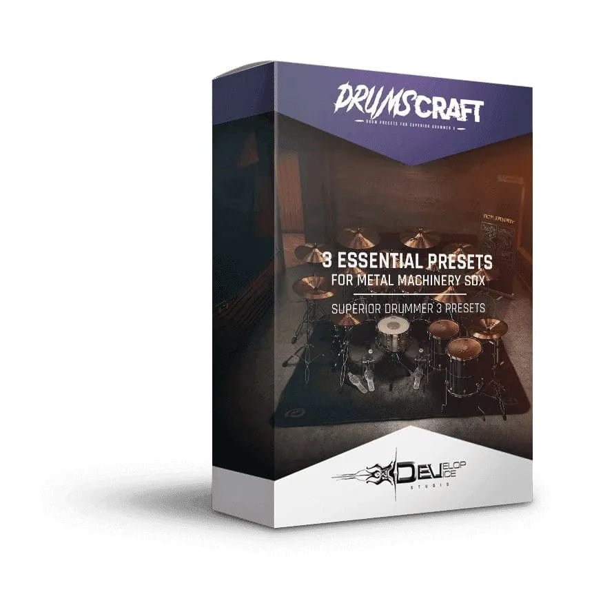 3 Essential Presets for Metal Machinery SDX - Superior Drummer 3 Presets by Develop Device
