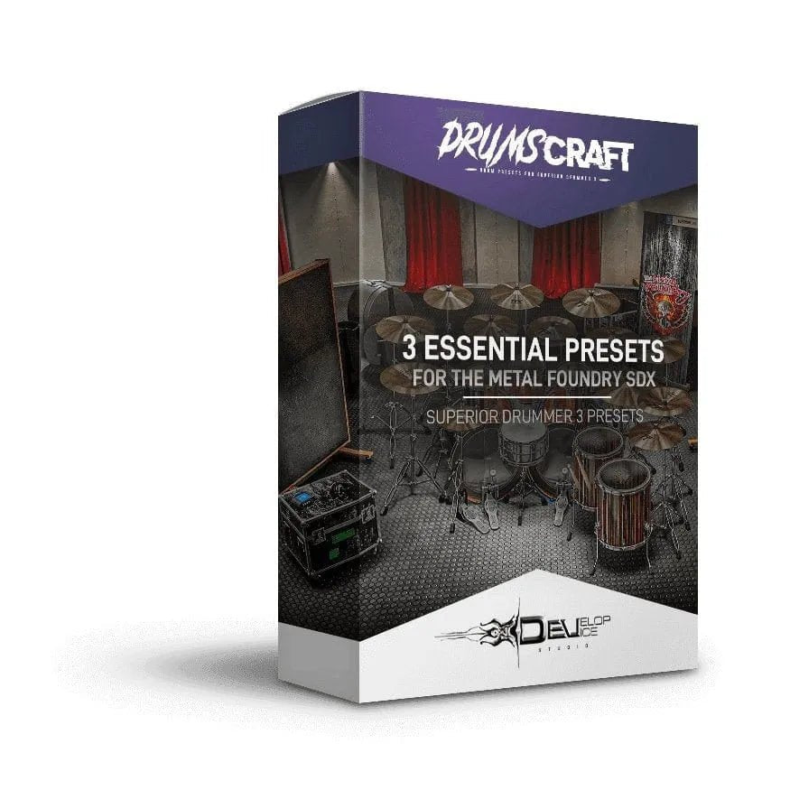 3 Essential Presets for The Metal Foundry SDX - Superior Drummer 3 Presets by Develop Device