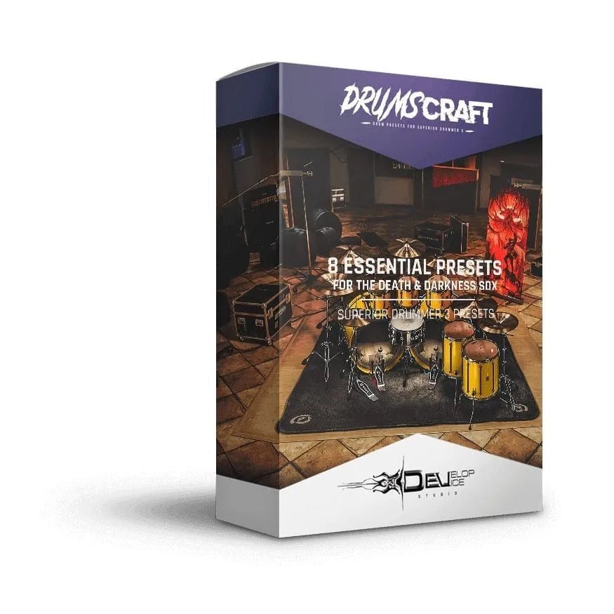 8 Essential Presets for Death & Darkness SDX - Superior Drummer 3 Presets by Develop Device