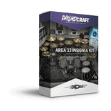 Area 33 Insignia Kit packaging for Superior Drummer 3 presets designed for rock and metal productions