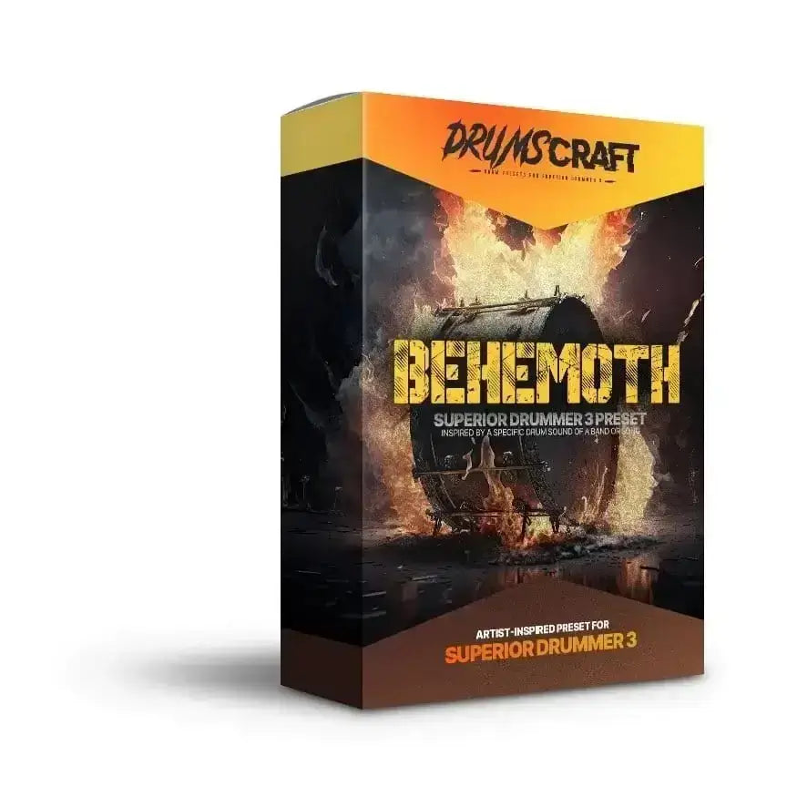 Behemoth Kit Superior Drummer 3 Preset Box by DrumsCraft for Powerful Metal and Rock Rhythm