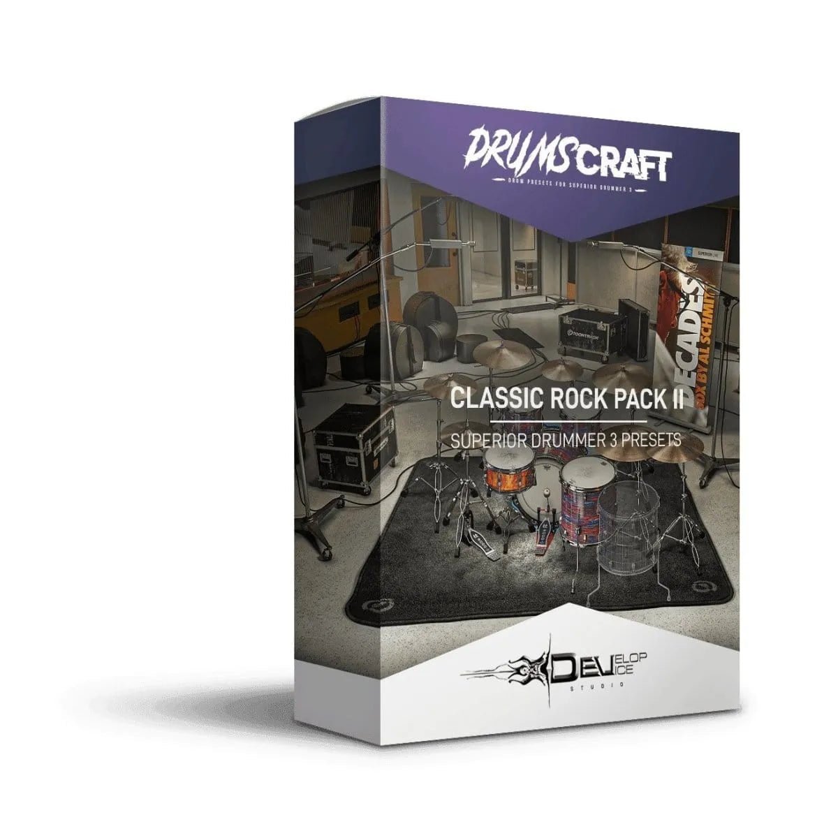 Classic Rock Pack II - 5 Presets for Superior Drummer 3 - Superior Drummer 3 Presets - Develop Device Studio