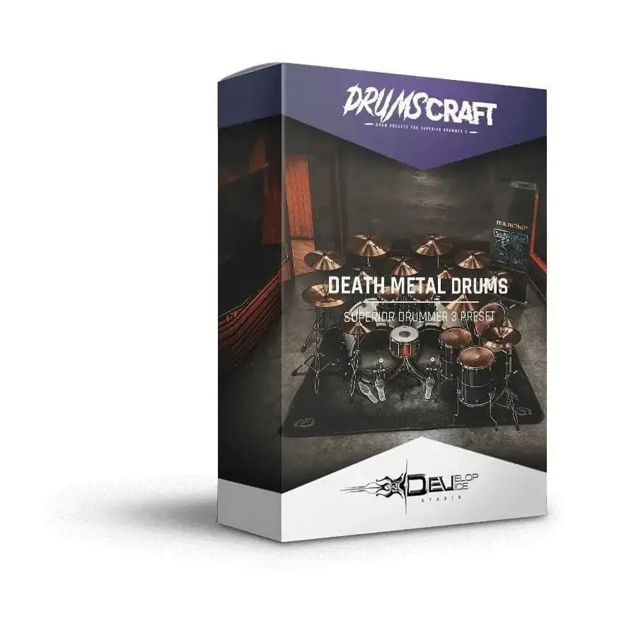 Death Metal Drums Superior Drummer 3 Preset Box by DrumsCraft