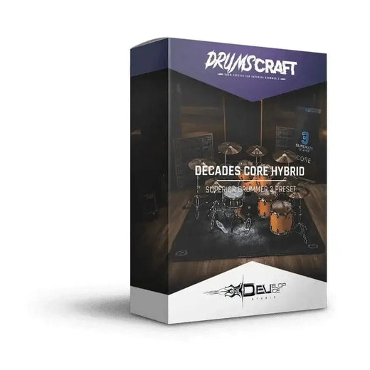 Decades Core Hybrid: Superior Drummer 3 Preset - Superior Drummer 3 Preset - Professional Drum Sound