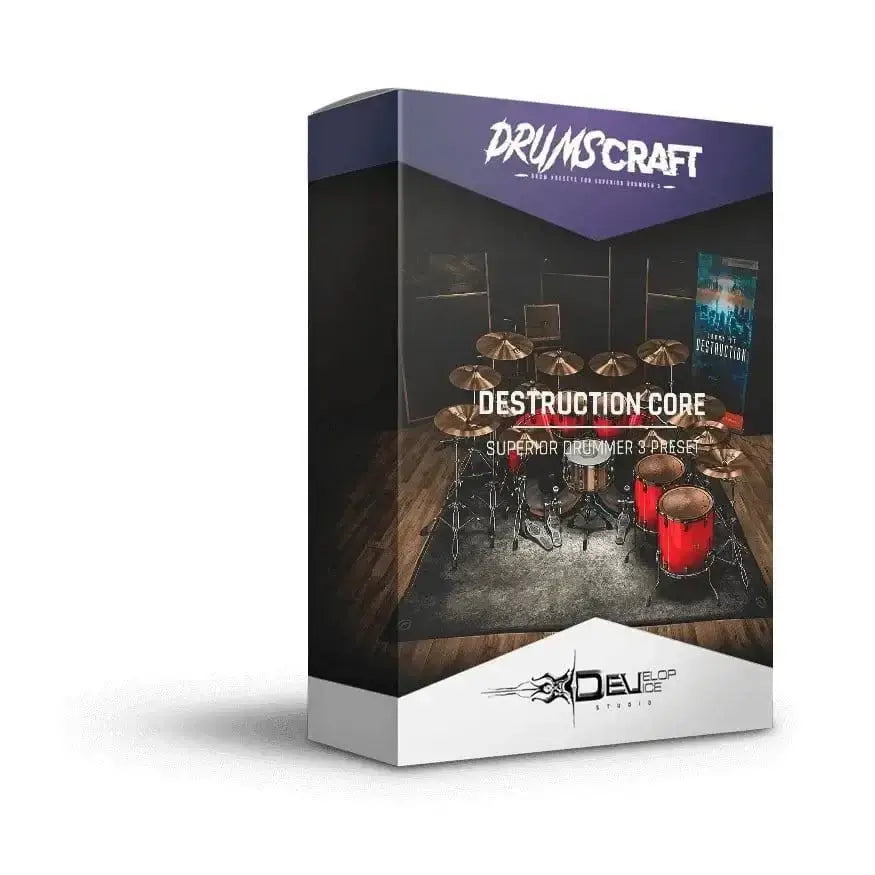 Destruction Core Superior Drummer 3 Preset Box for Rock and Metal Productions