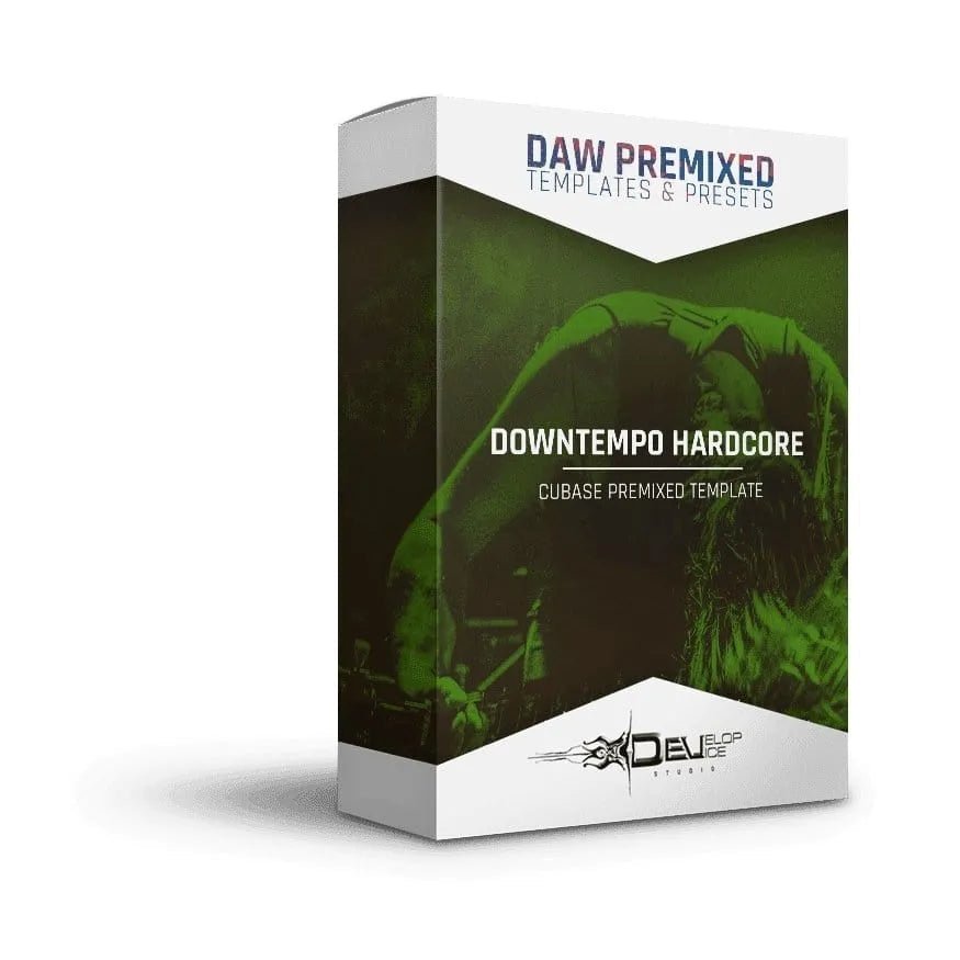 Downtempo Hardcore - Cubase Premixed Template - Develop Device Studio
