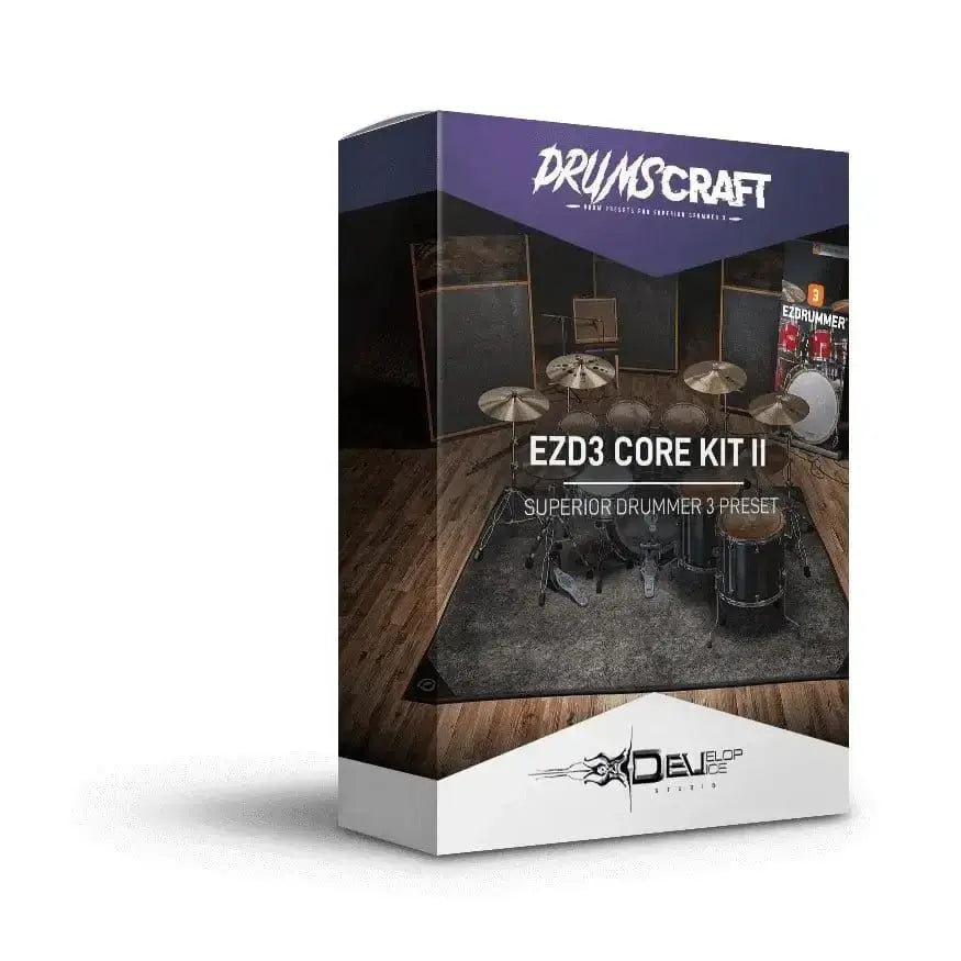 EZd3 CORE Kit II Superior Drummer 3 Preset software box