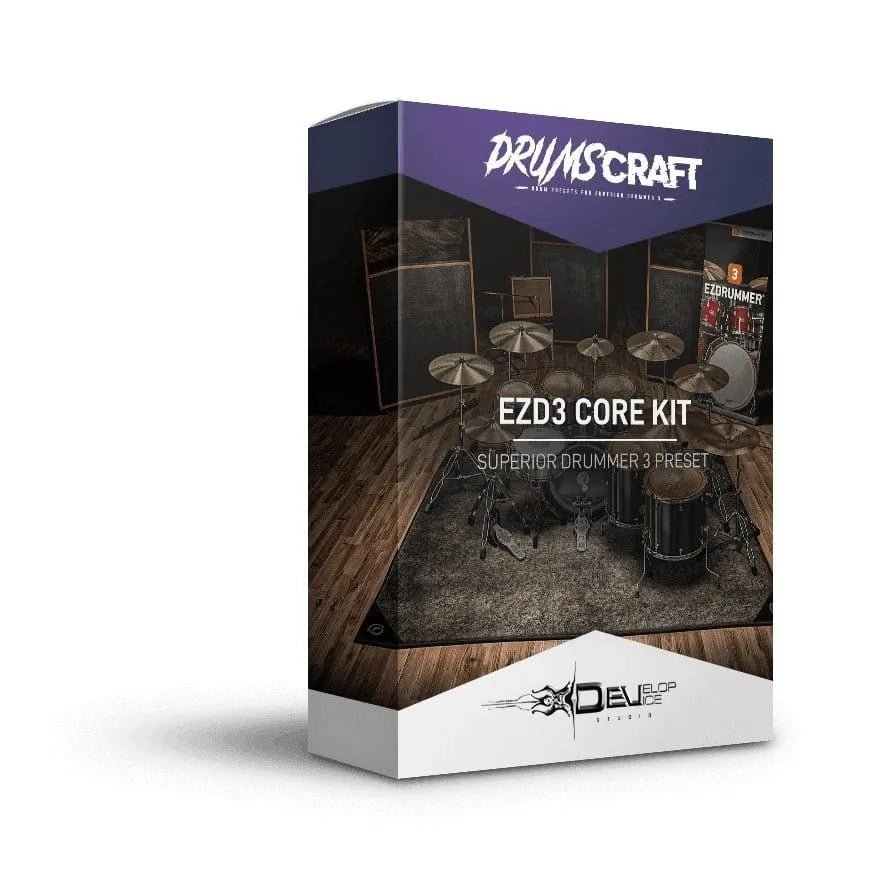 EZd3 CORE Kit - Superior Drummer 3 Presets - Develop Device Studio