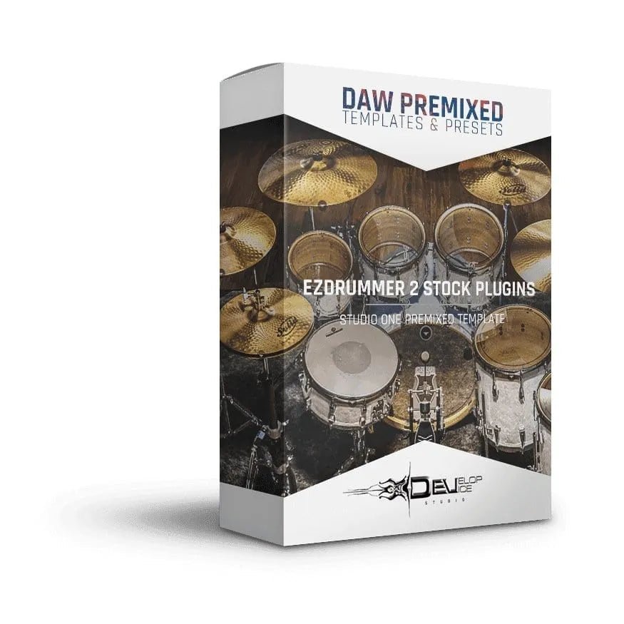 EZDrummer 2 Multi-Out Template - Studio One Premixed Templates by Develop Device