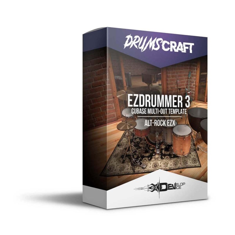 EZDrummer 3 | Cubase Multi-Out Template | Alt-Rock EZX