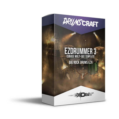 EZDrummer 3 | Cubase Multi-Out Template | Big Rock Drums EZX