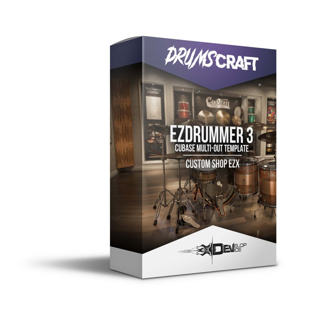 EZDrummer 3 | Cubase Multi-Out Template | Custom Shop EZX - EZdrummer 3 Templates by Develop Device