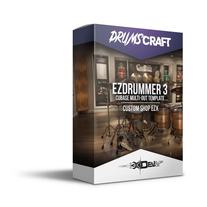 EZDrummer 3 | Cubase Multi-Out Template | Custom Shop EZX