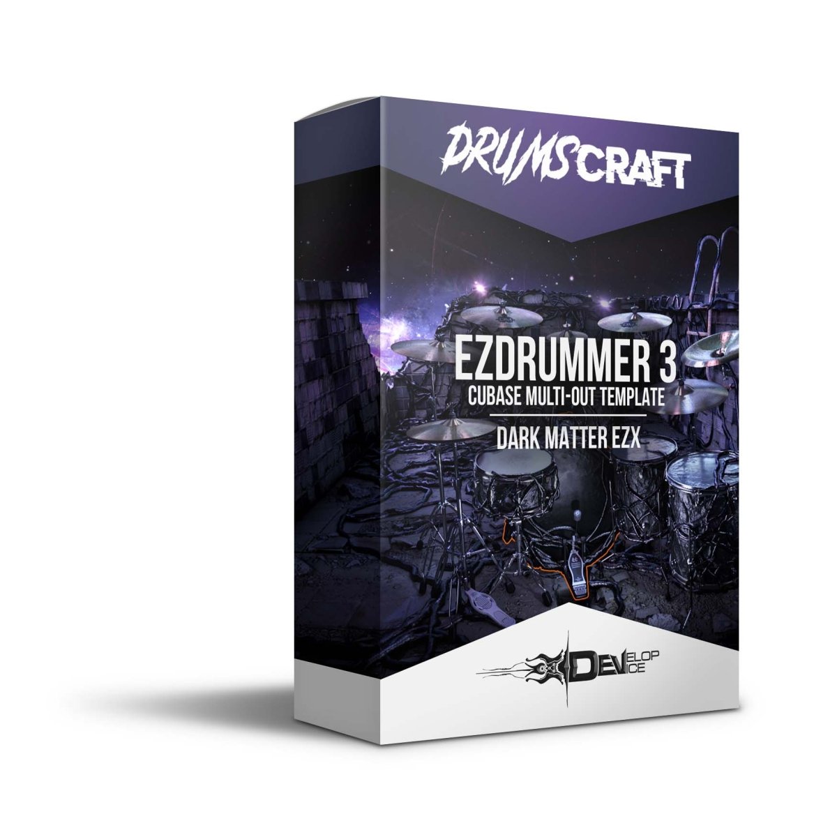 EZDrummer 3 | Cubase Multi-Out Template | Dark Matter EZX - EZdrummer 3 Templates by Develop Device