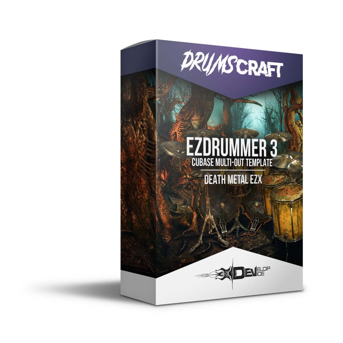 EZDrummer 3 | Cubase Multi-Out Template | Death Metal EZX - EZdrummer 3 Templates by Develop Device