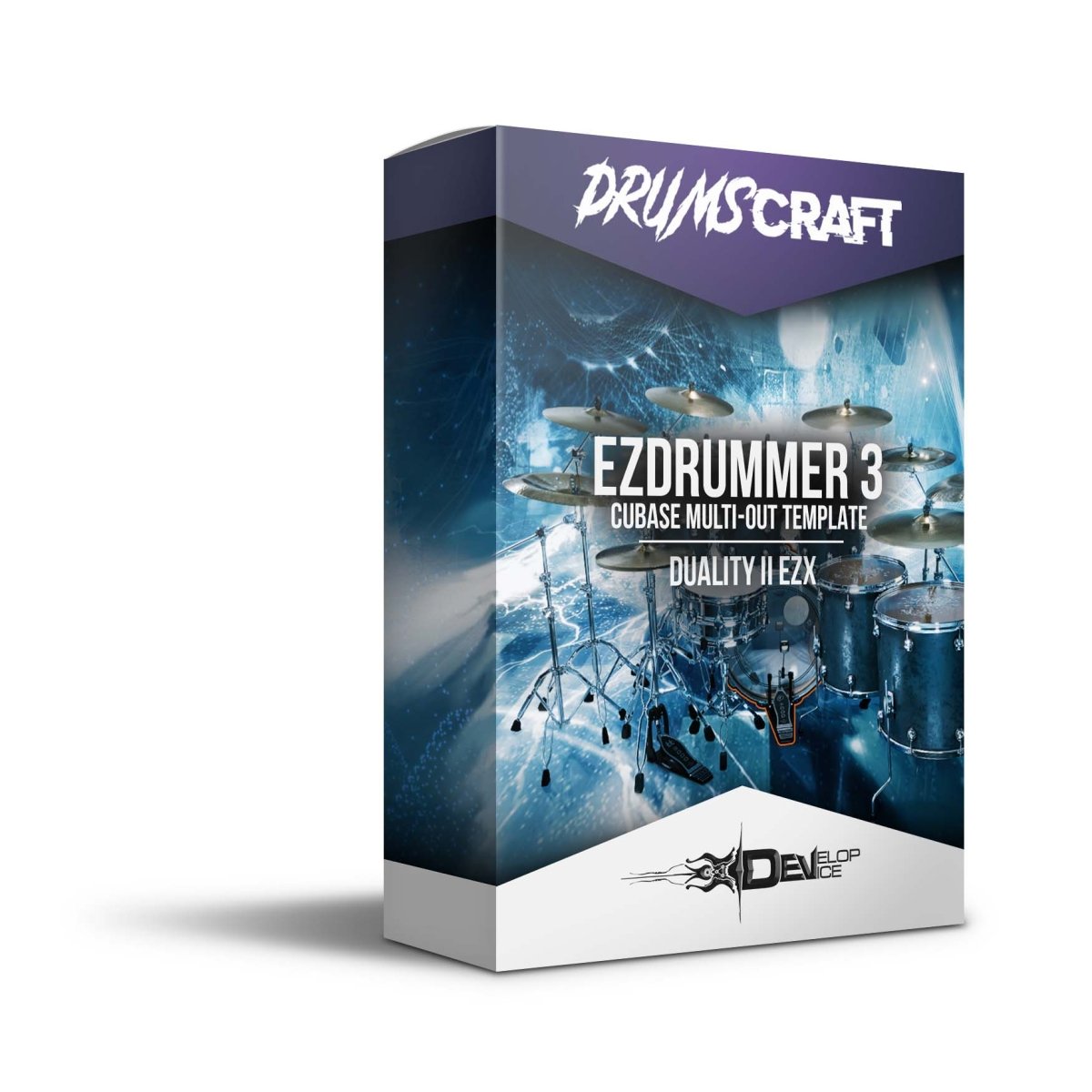 EZDrummer 3 | Cubase Multi-Out Template | Duality II EZX - EZdrummer 3 Templates by Develop Device