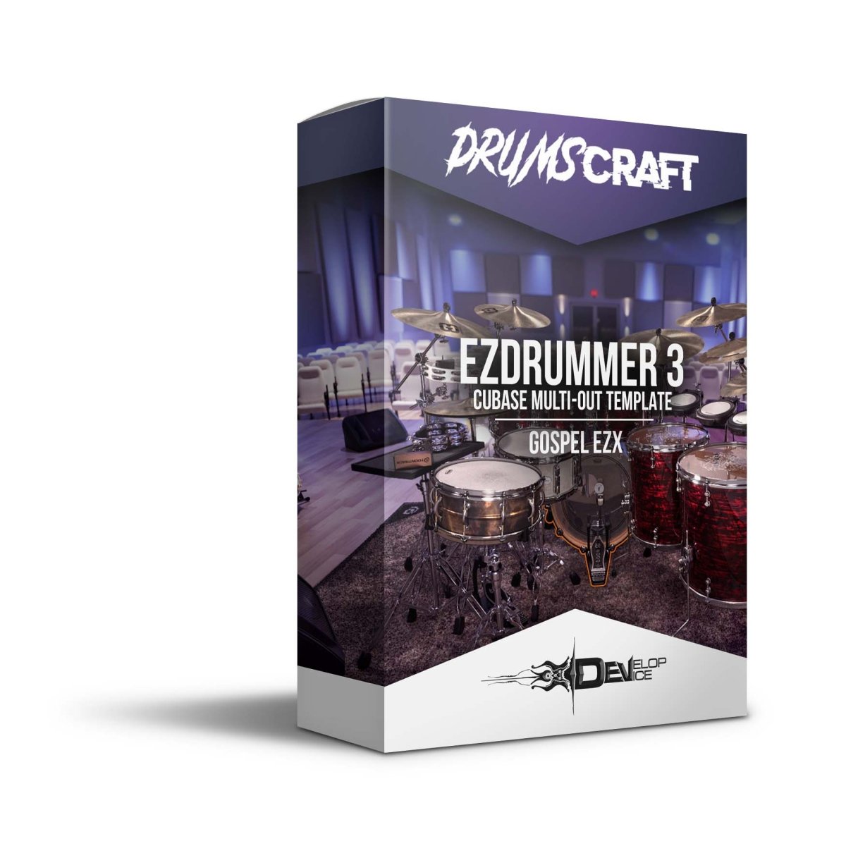 EZDrummer 3 | Cubase Multi-Out Template | Gospel EZX - EZdrummer 3 Templates by Develop Device