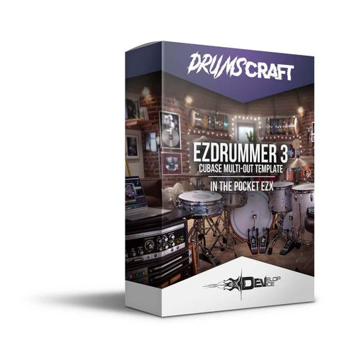 EZDrummer 3 | Cubase Multi-Out Template | In the Pocket EZX