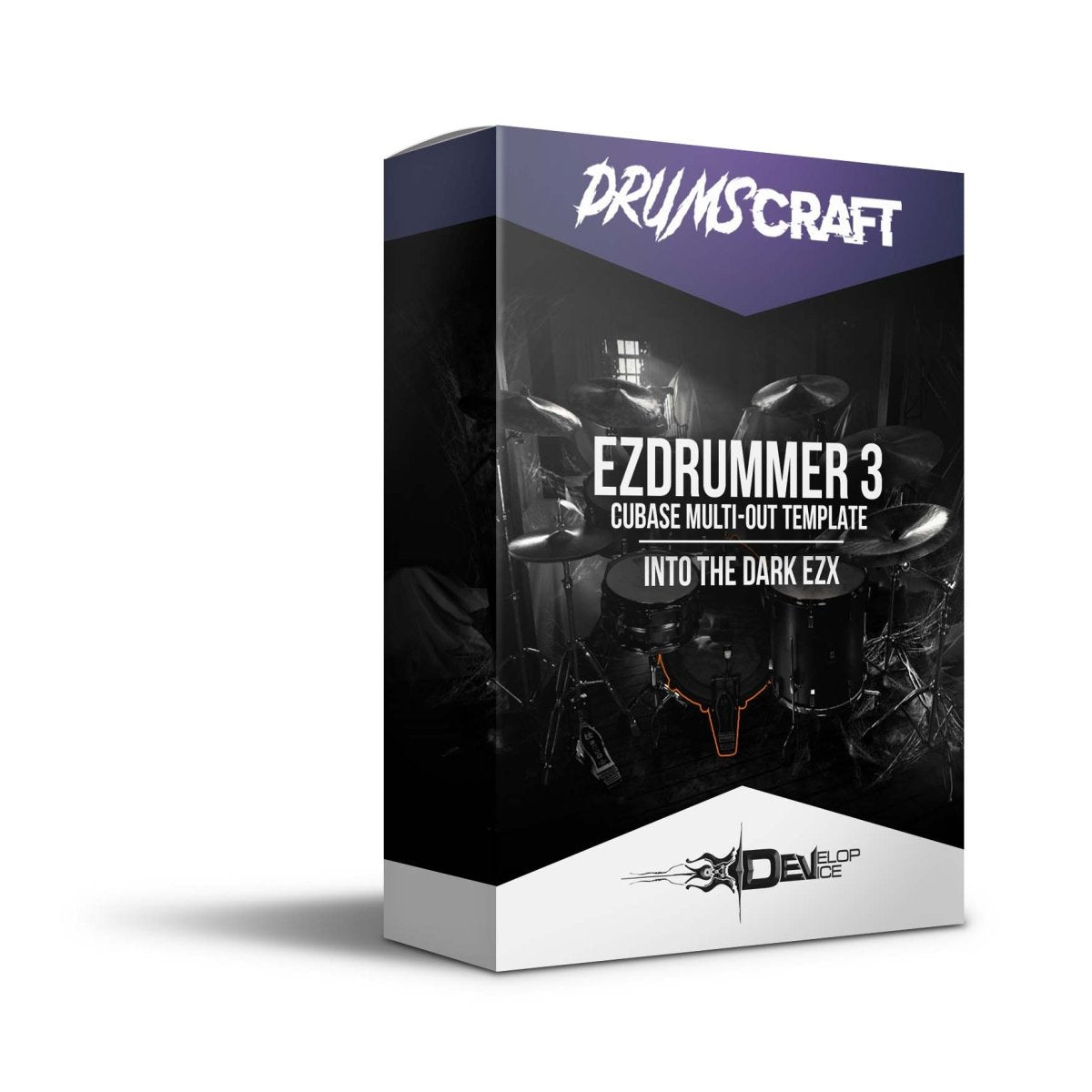 EZDrummer 3 | Cubase Multi-Out Template | Into the Dark EZX - Cubase Premixed Template - Develop Device Studio