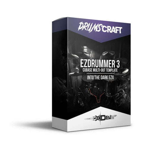 EZDrummer 3 | Cubase Multi-Out Template | Into the Dark EZX