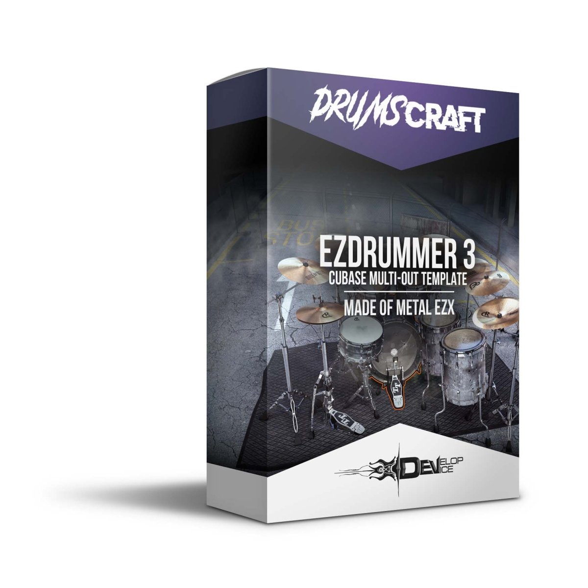 EZDrummer 3 | Cubase Multi-Out Template | Made of Metal EZX - EZdrummer 3 Templates by Develop Device