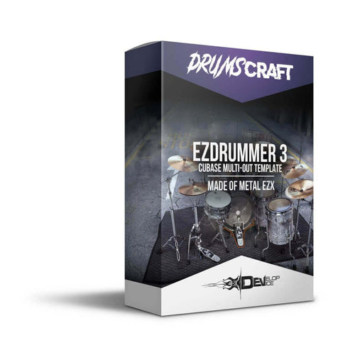 EZDrummer 3 | Cubase Multi-Out Template | Made of Metal EZX