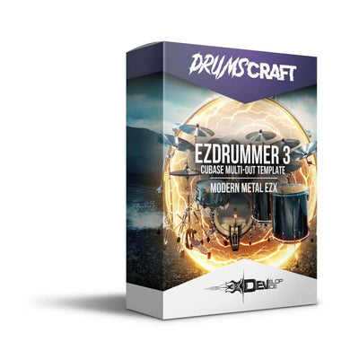 EZDrummer 3 | Cubase Multi-Out Template | Modern Metal EZX