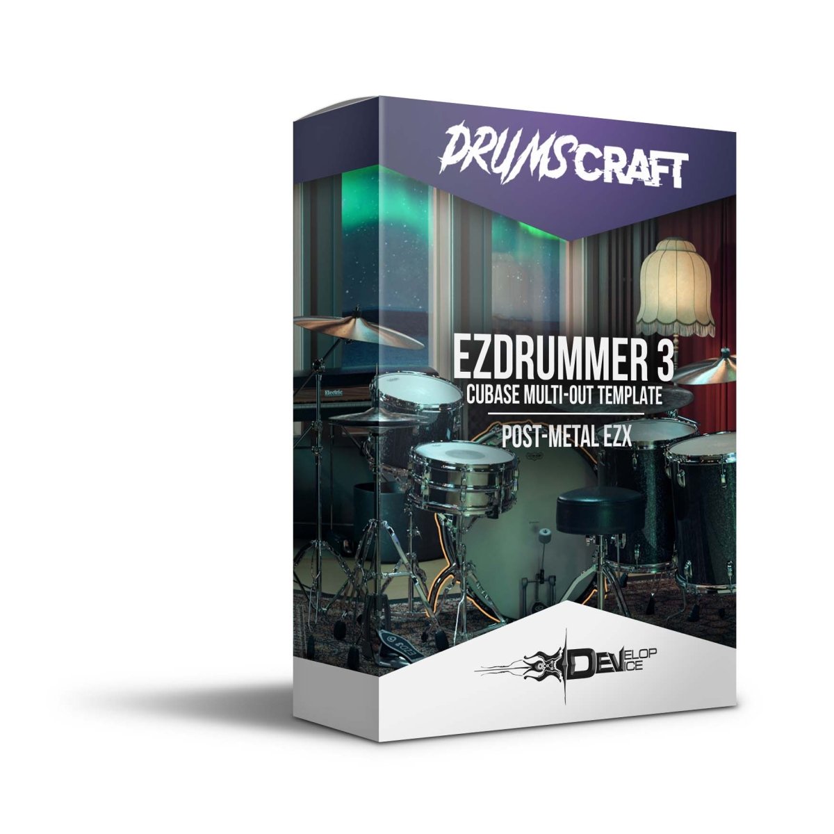 EZDrummer 3 | Cubase Multi-Out Template | Post-Metal EZX - Cubase Premixed Template - Develop Device Studio
