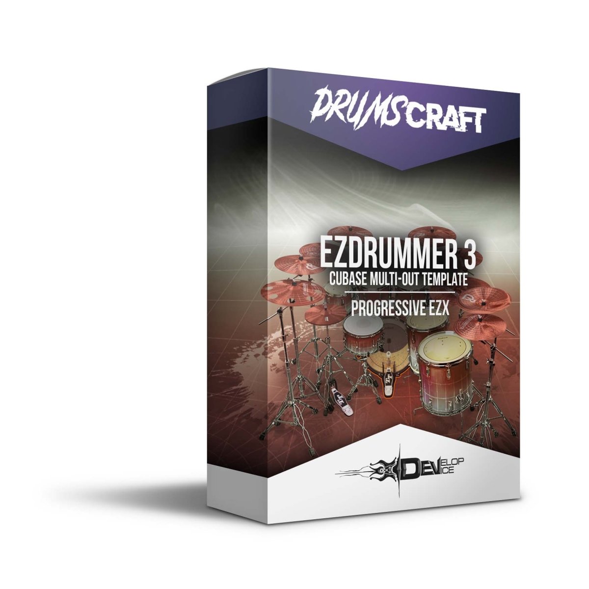 EZDrummer 3 | Cubase Multi-Out Template | Progressive EZX - Cubase Premixed Template - Develop Device Studio
