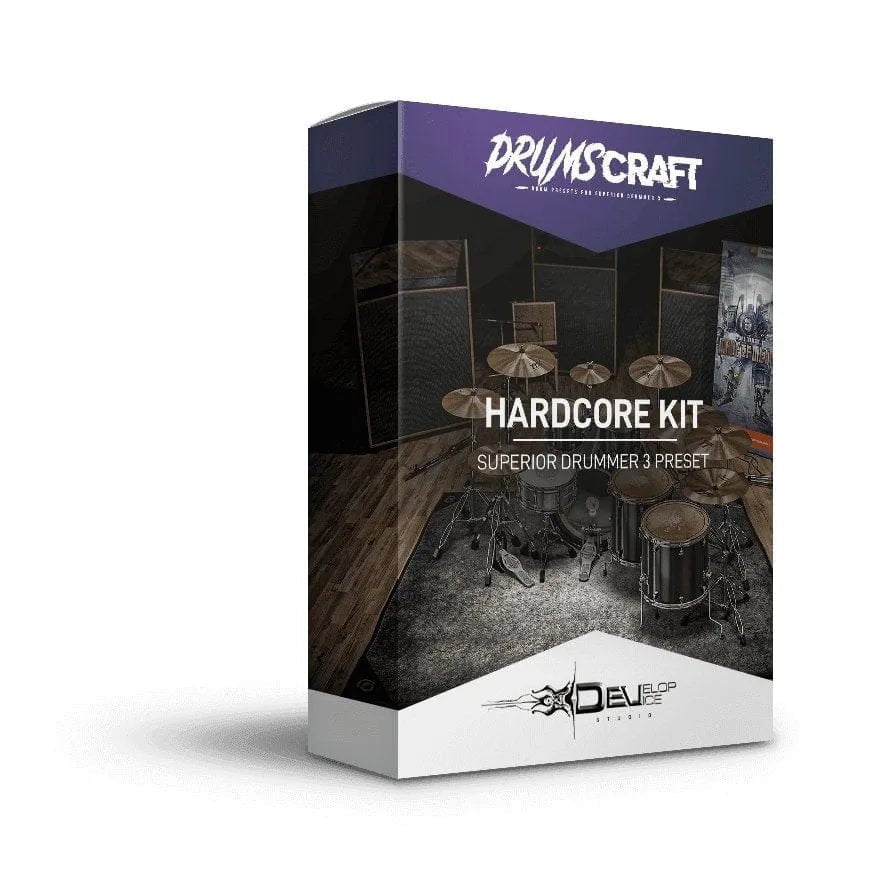 Hardcore Kit - Superior Drummer 3 Presets - Develop Device Studio