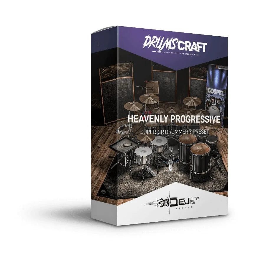 Heavenly Progressive - Superior Drummer 3 Presets - Develop Device Studio