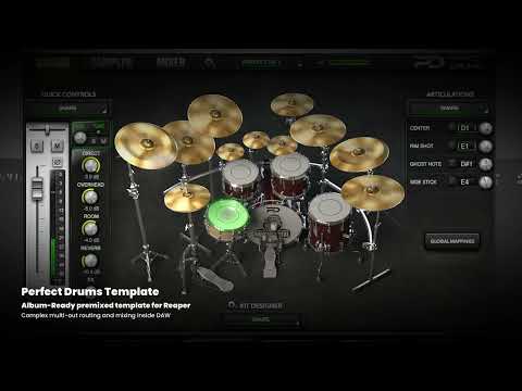 Perfect Drums Reaper Multi-Out Template - Sound Demo Video