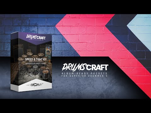 Speed & Tight Kit: Superior Drummer 3 Preset - Sound Demo Video