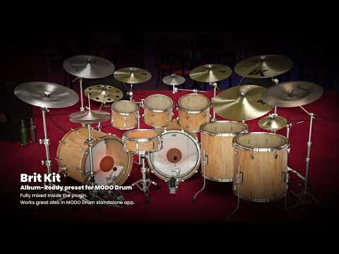 Brit Kit for MODO Drum - Sound Demo Video