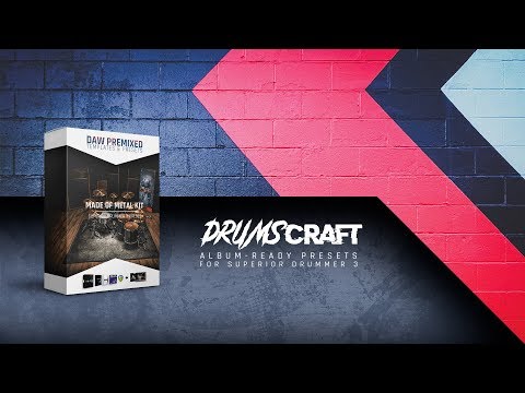 Made of Metal Kit: Superior Drummer 3 Preset