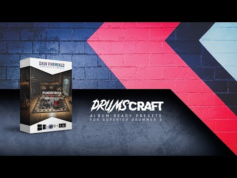 Punchy Rock: Superior Drummer 3 Preset - Sound Demo Video