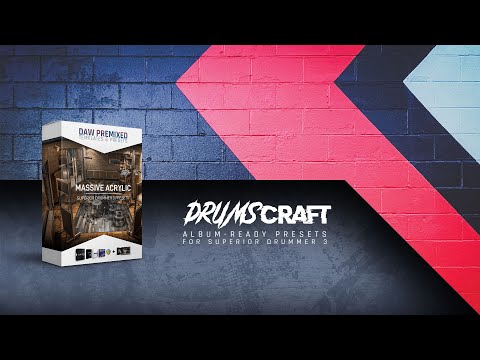 Massive Acrylic: Superior Drummer 3 Preset - Sound Demo Video
