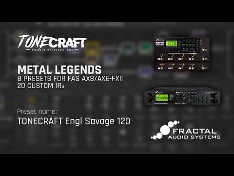 Metal Legends Pack for Fractal Axe-Fx II & AX8 - Sound Demo Video