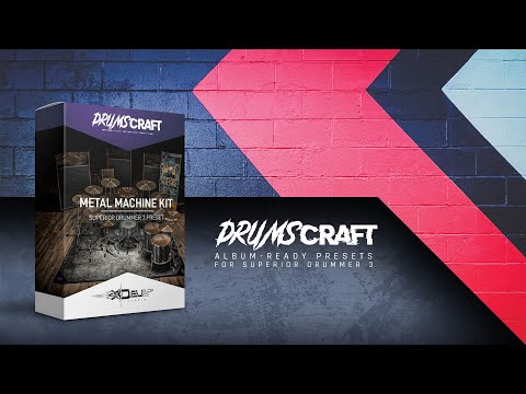 Metal Machine Kit: Superior Drummer 3 Preset - Sound Demo Video