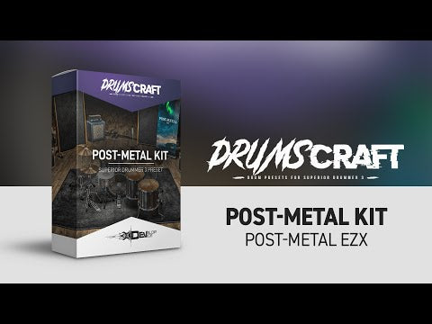Post-Metal Kit: Superior Drummer 3 Preset - Sound Demo Video