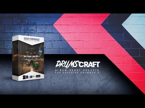 Big Rock Drums II: Superior Drummer 3 Preset - Sound Demo Video
