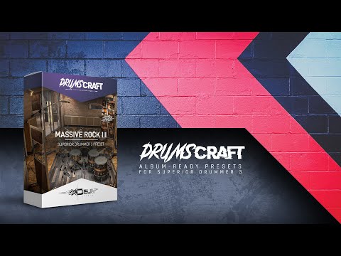 Massive Rock III: Superior Drummer 3 Preset - Sound Demo Video